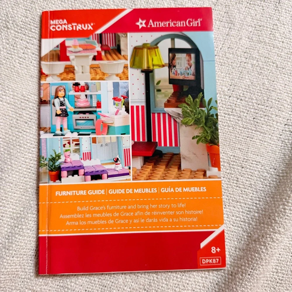 Mega Construx American Girl Grace's 2‑in‑1‎ Buildable Home Set - AS IS